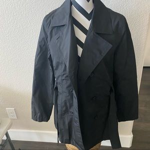 bold spirit || black nylon rain jacket